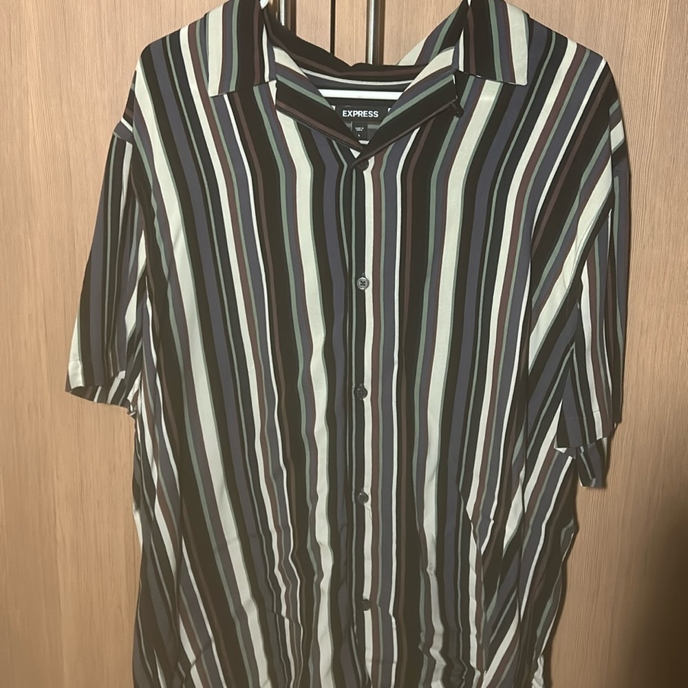 Express Short Sleeve Button Down